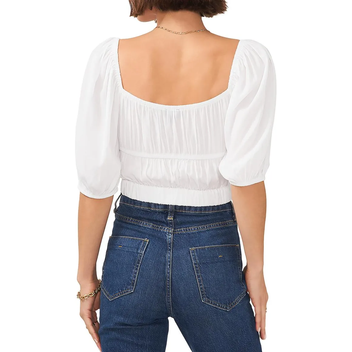 Gathered Ruched Halter Top