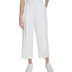 Gathered Workwear Cropped Pants
