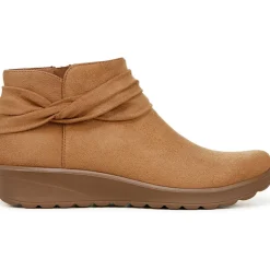 Gemma Faux Suede Zip Up Ankle Boots