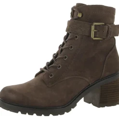 Gemma Zipper Booties Combat & Lace-up Boots