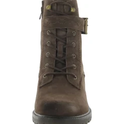 Gemma Zipper Booties Combat & Lace-up Boots