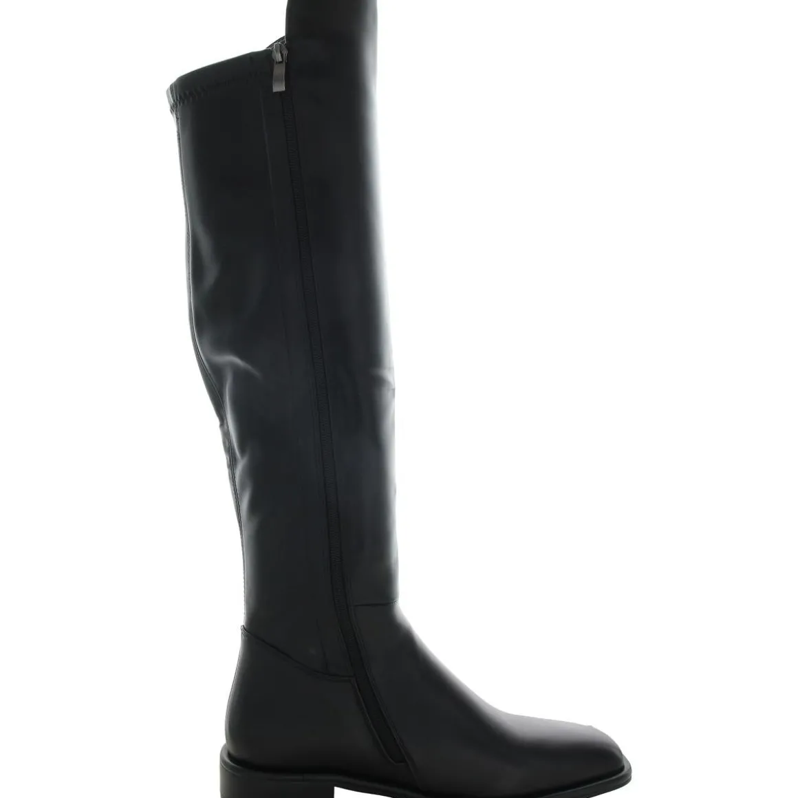 Genevieve Zipper Knee-High Boots