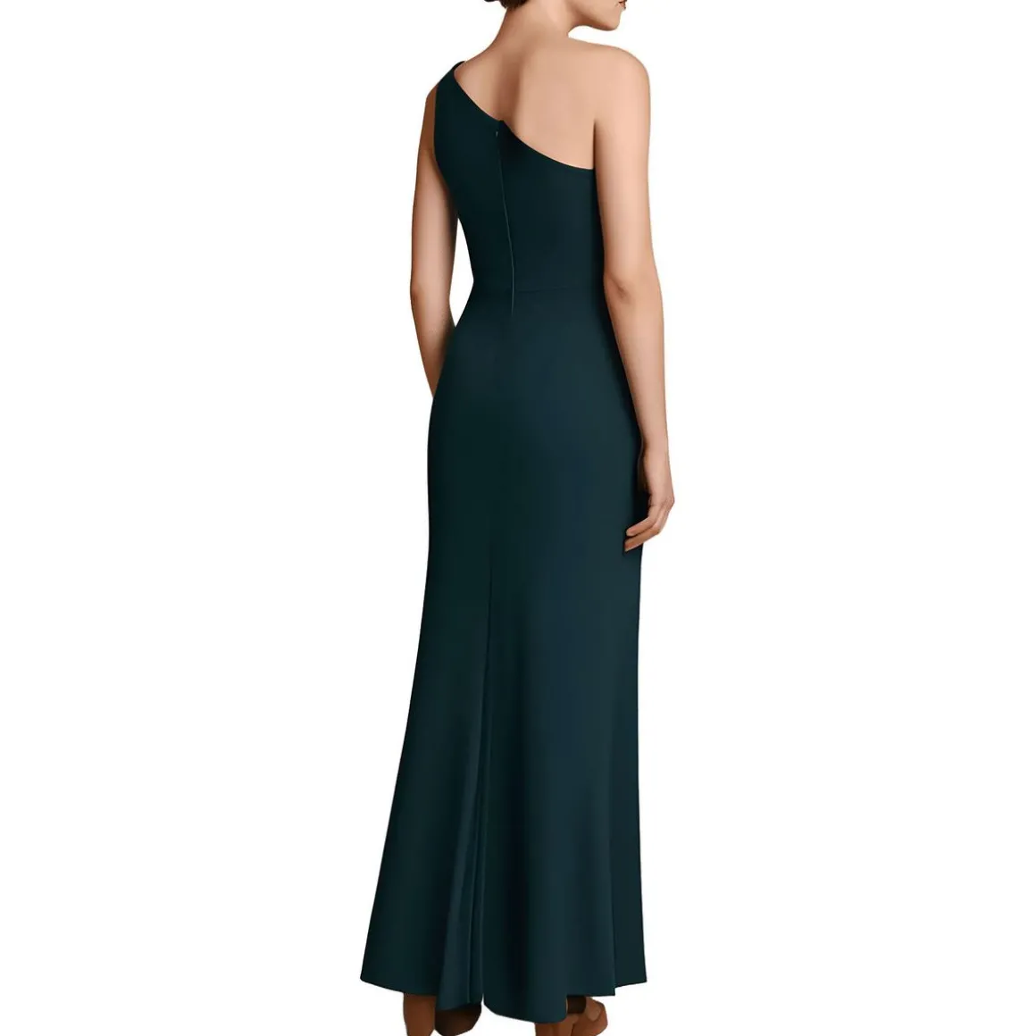 Georgette Cut-Out Evening Dress