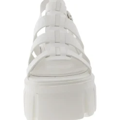 Georgia Adjustable Faux Leather Platform Sandals