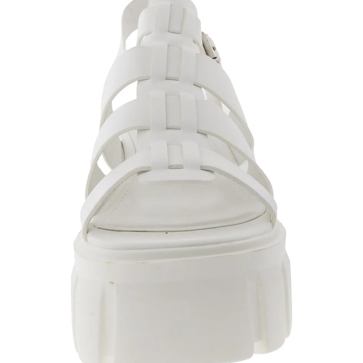 Georgia Adjustable Faux Leather Platform Sandals