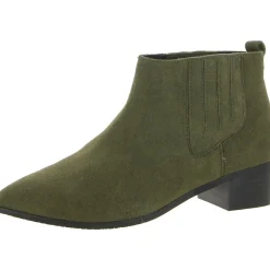 Gillan Suede Pointed Toe Chelsea Boots