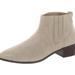 Gillan Suede Pointed Toe Chelsea Boots