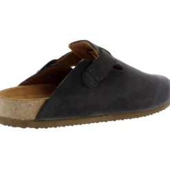 Gina Buckle Flats Mules