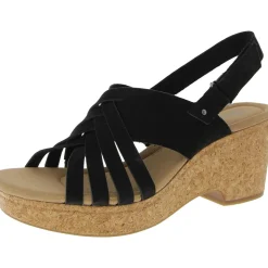 Giselle Ivy Open Toe Platform Slingback Sandals