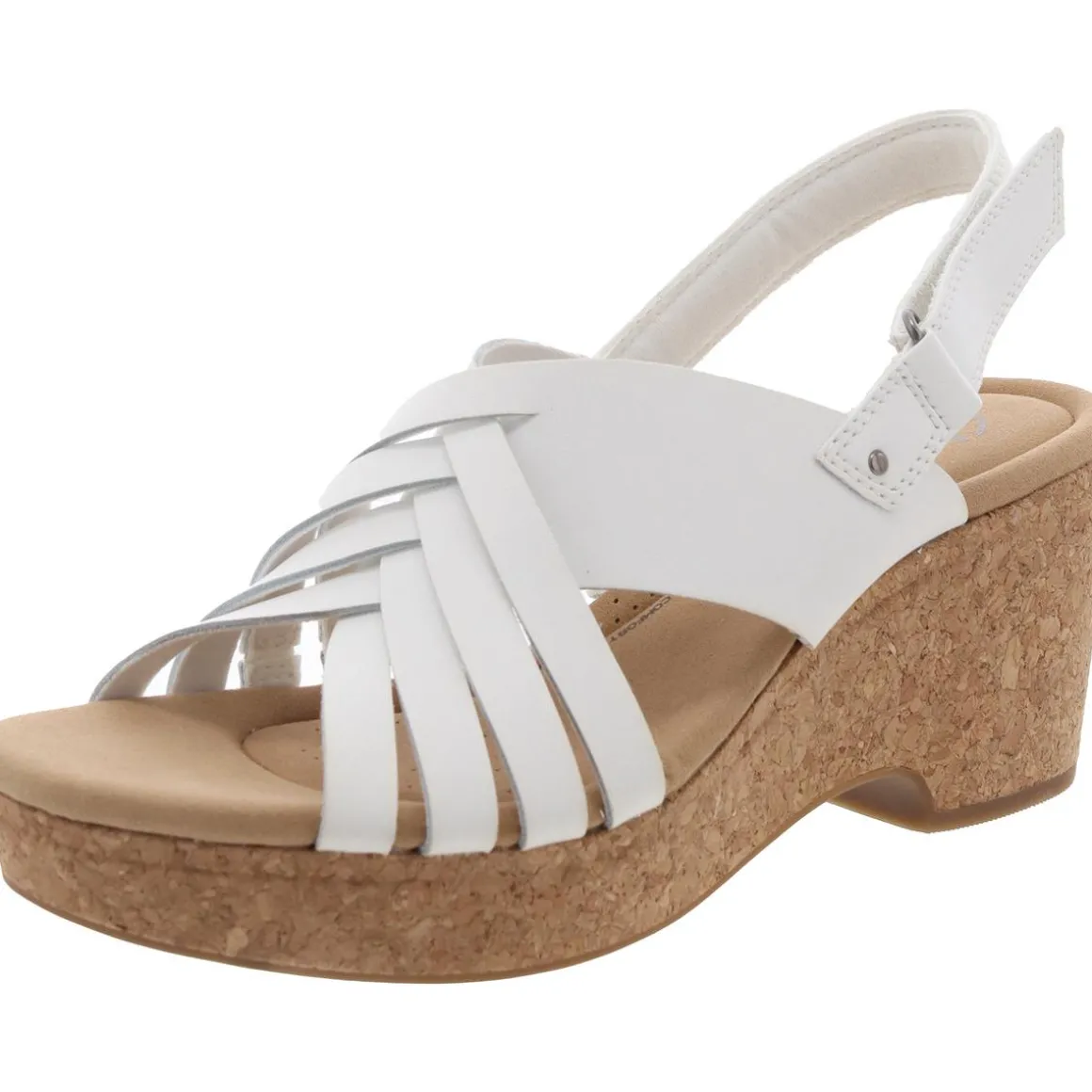 Giselle Ivy Open Toe Platform Slingback Sandals