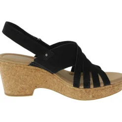 Giselle Ivy Open Toe Platform Slingback Sandals