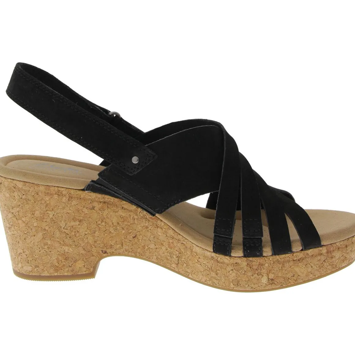 Giselle Ivy Open Toe Platform Slingback Sandals