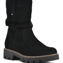 Glean Suede Block Heel Ankle Boots