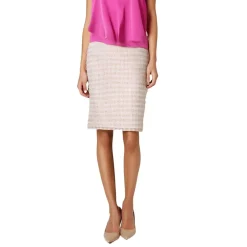 Glen Plaid Spring Chic Pencil Skirt