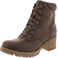 Glinda Faux Leather Dressy Ankle Boots