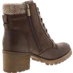 Glinda Faux Leather Dressy Ankle Boots