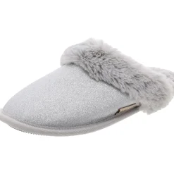 Glitter Metallic Slide Slippers