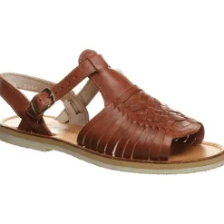 Gloria Leather Woven Huarache Sandals