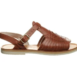 Gloria Leather Woven Huarache Sandals