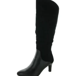 Glory Mixed Media Knee-High Boots