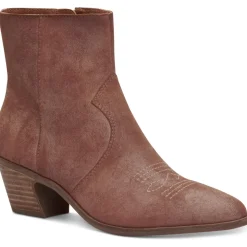 GODDIY Leather Ankle Boots