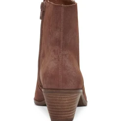 GODDIY Leather Ankle Boots