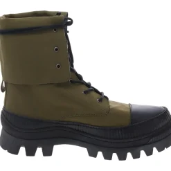 Goldie Leather Over The Ankle Combat & Lace-up Boots