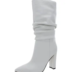 Gomer Leather Pointed Toe Mid-Calf Boots