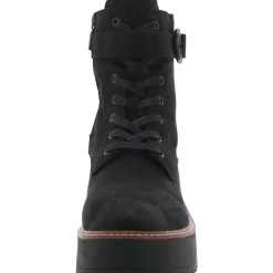 Goner Suede Round Toe Wedge Boots