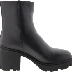 Goucho Lug Sole Block Heel Chelsea Boots