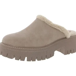 Gracelyn Faux Leather Platform Loafer Slippers