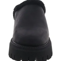 Gracelyn Faux Leather Platform Loafer Slippers