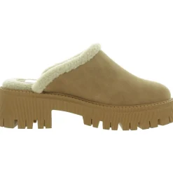 Gracelyn Faux Leather Platform Loafer Slippers