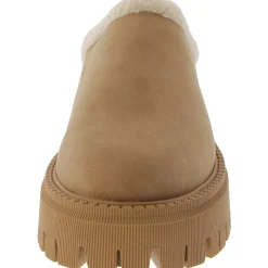 Gracelyn Faux Leather Platform Loafer Slippers