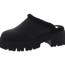 Gracelyn Faux Leather Platform Loafer Slippers