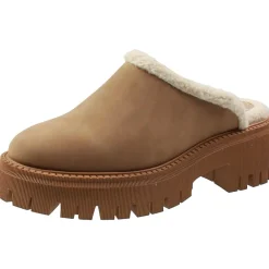 Gracelyn Faux Leather Platform Loafer Slippers