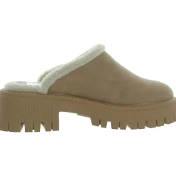 Gracelyn Faux Leather Platform Loafer Slippers