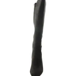 Gracie Faux Suede Wide Calf Knee-High Boots