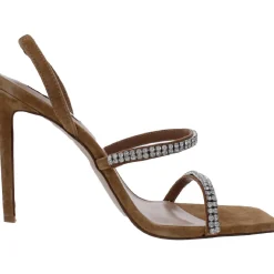 Grade R Faux Leather Square Toe Heel Sandals