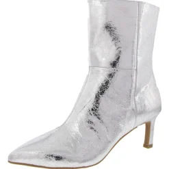 Gradie Faux Leather Kitten Heel Ankle Boots