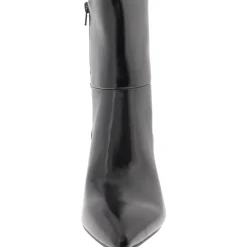 Gradie Faux Leather Kitten Heel Ankle Boots