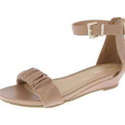 Great Scrunch Square Open Toe Slingback Sandals