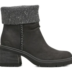 Gresa Block Heel Faux Fur Booties