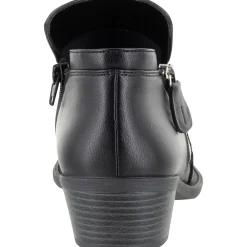 Gusto Faux Leather Ankle Booties