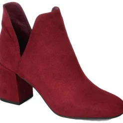 Gwenn Faux Suede Square Toe Booties