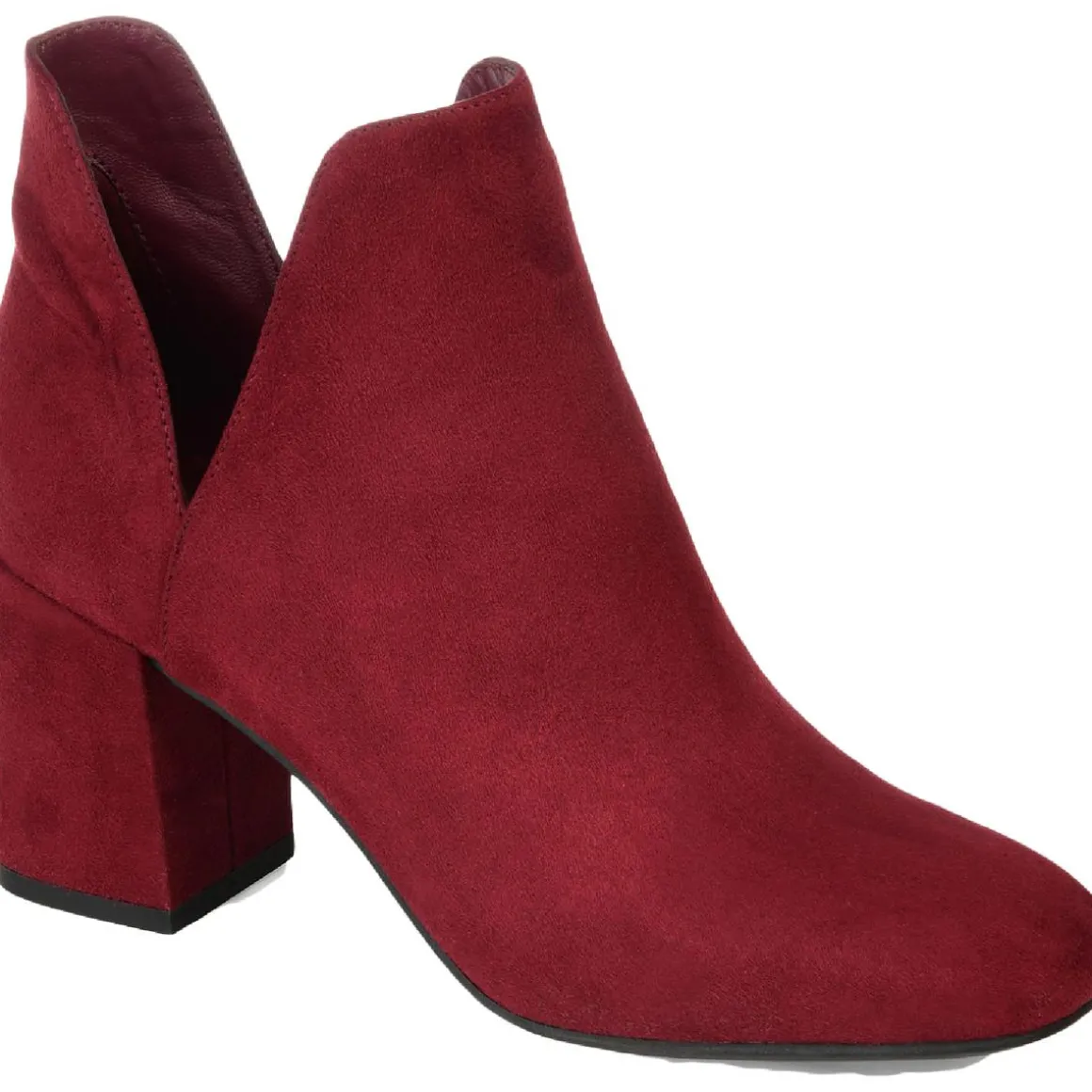 Gwenn Faux Suede Square Toe Booties