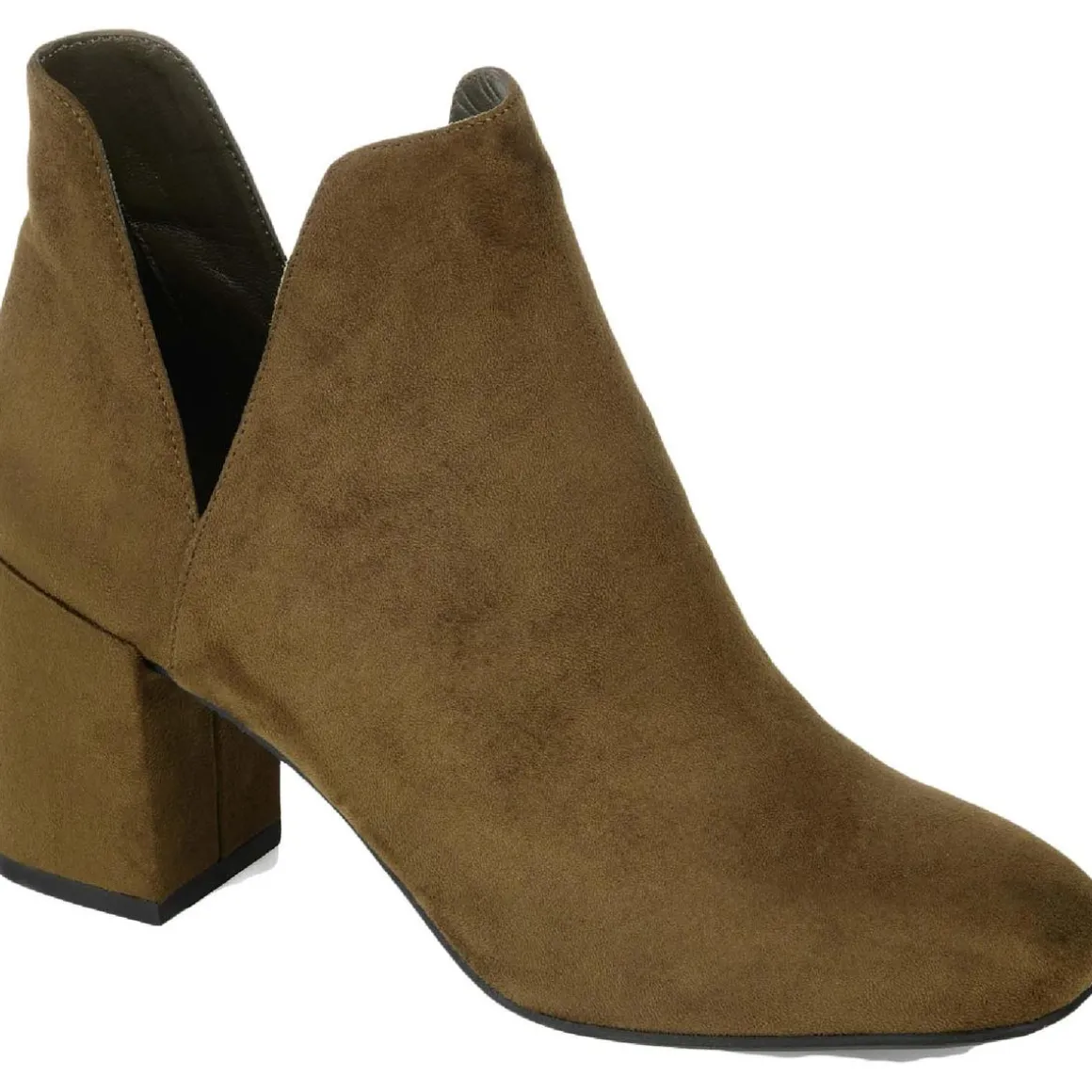 Gwenn Faux Suede Square Toe Booties