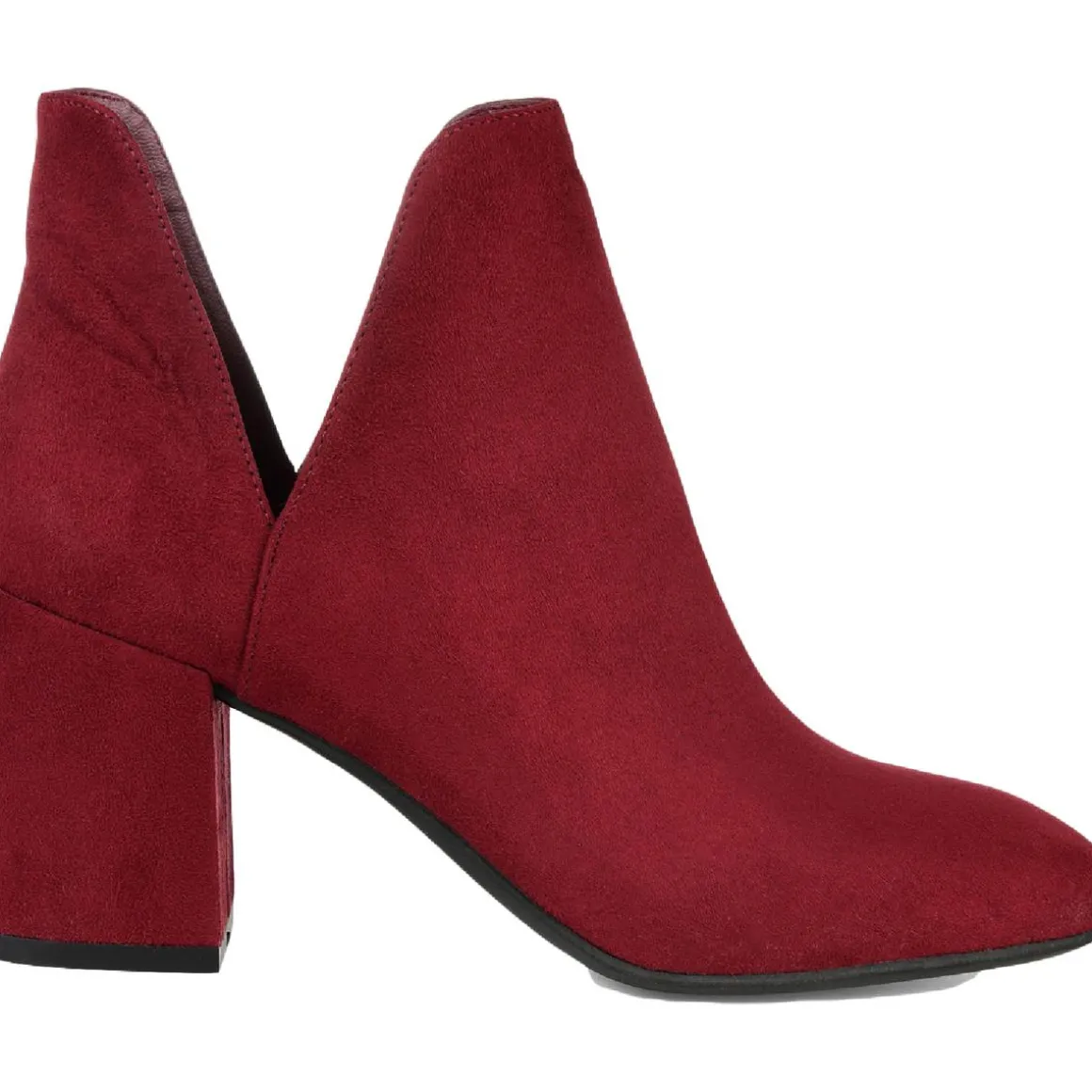 Gwenn Faux Suede Square Toe Booties