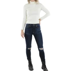 Gwenvere Distressed Ankle Skinny Jeans
