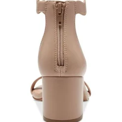 Hadwin Solid Open Toe Heels